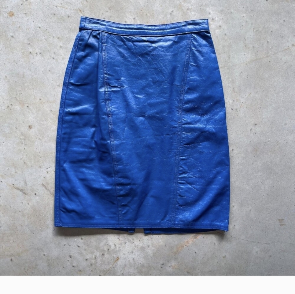 SALE Vintage Winlit Leather Skirt